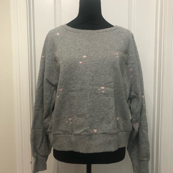 Honeydew Intimates Womens Over The Moon Sweater Sz Small Heather Gray Pullover - Picture 3 of 9